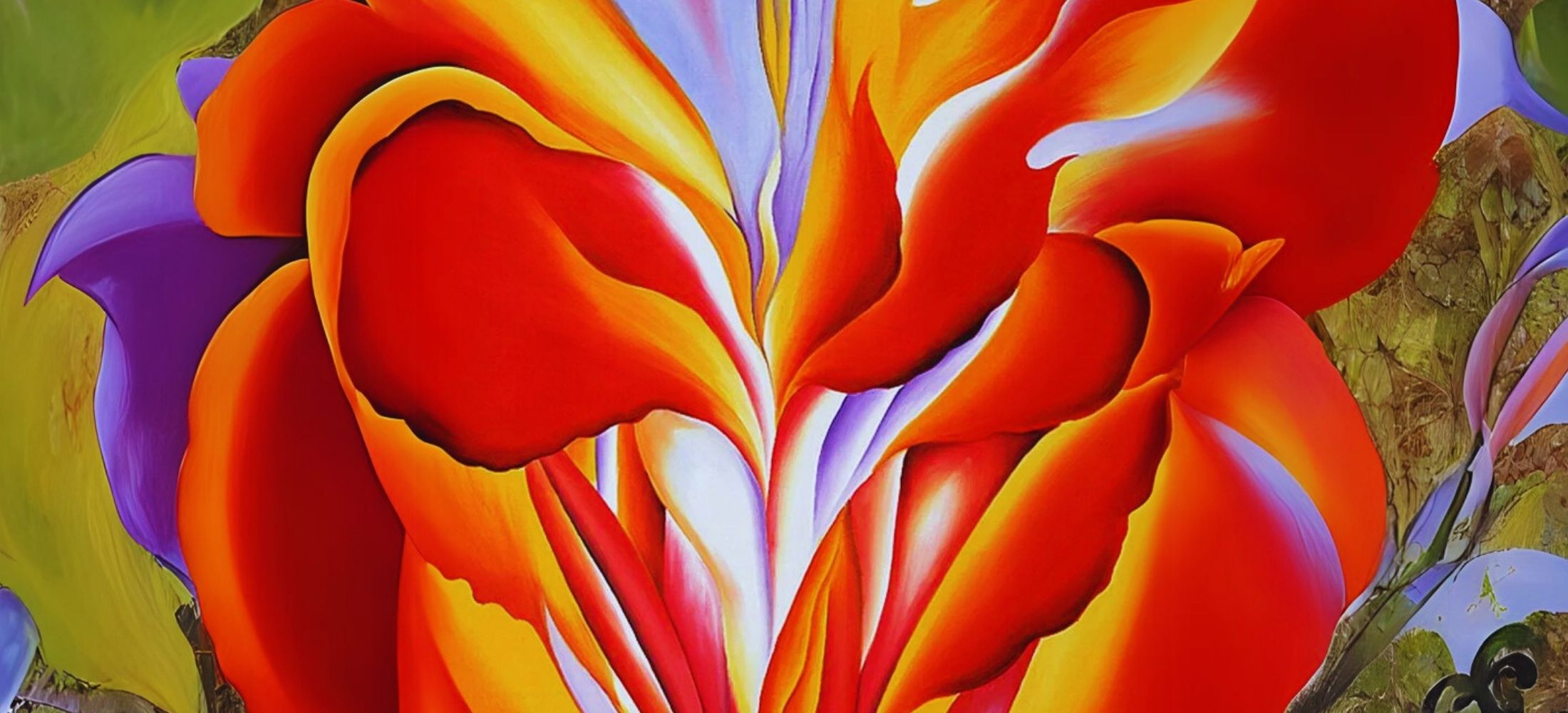 Flowers Painting by Georgia O’Keeffe