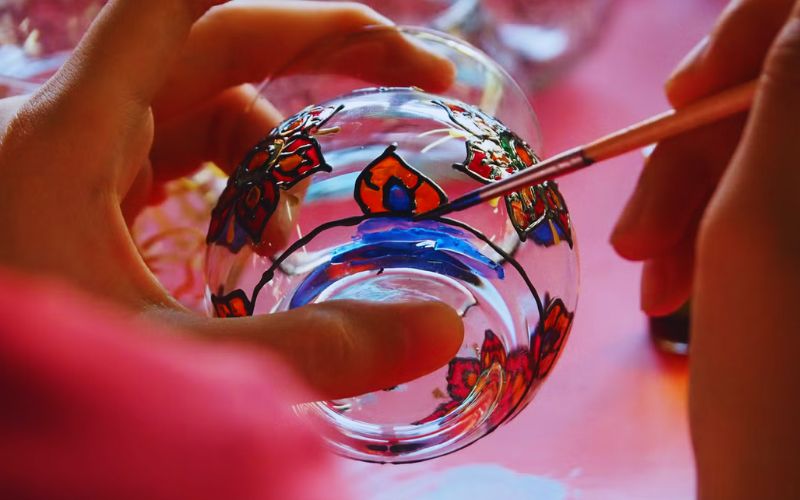 Glass painting